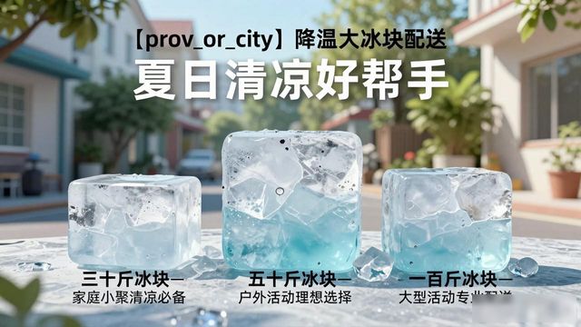 汉南降温大冰块配送 夏日清凉好帮手